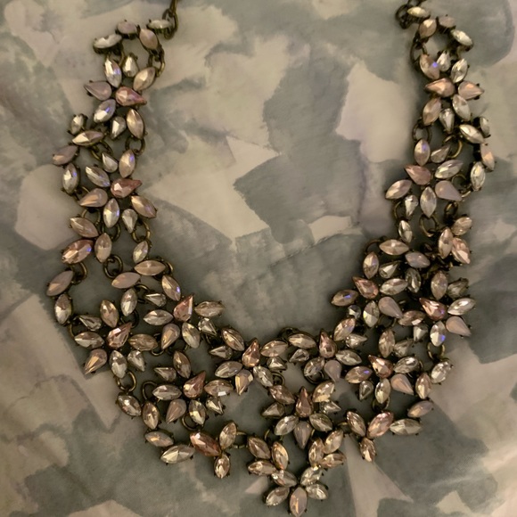 Bauble Bar Rose & Crystal Necklace - Picture 2 of 2